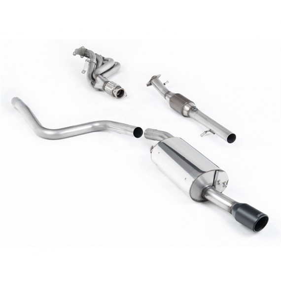 Milltek Sport | Sistema completo (con Catalizzatore sportivo) con terminale NERO per Ford Fiesta Mk6 ST 150 2005-2008