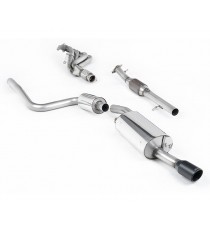 Milltek Sport | Sistema completo Resonated (con Catalizzatore sportivo) con terminale NERO per Ford Fiesta Mk6 ST 150 2005-2008
