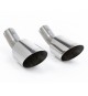 Milltek Sport | Cat-back Non-resonated con finalini CROMATI per Ford Focus Mk2 RS 2.5T 305cv 2009-2010
