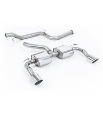 Milltek Sport | Cat-back Non-resonated con finalini CROMATI per Ford Focus Mk2 RS 2.5T 305cv 2009-2010 Milltek Sport | Cat-back Non-resonated con finalini CROMATI per Ford Focus Mk2 RS 2.5T 305cv 2009-2010