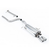 Milltek Sport | Cat-back Non-resonated con finalini CROMATI per Ford Fiesta Mk7 ST 1.6 EcoBoost 182cv / ST200 2012-2019 Milltek Sport | Cat-back Non-resonated con finalini CROMATI per Ford Fiesta Mk7 ST 1.6 EcoBoost 182cv / ST200 2012-2019