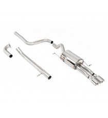 Milltek Sport | Cat-back Non-resonated con finalini CROMATI per Ford Fiesta Mk7 1.0T EcoBoost (100/125/140cv) 2013-2019 Milltek Sport | Cat-back Non-resonated con finalini CROMATI per Ford Fiesta Mk7 1.0T EcoBoost (100/125/140cv) 2013-2019