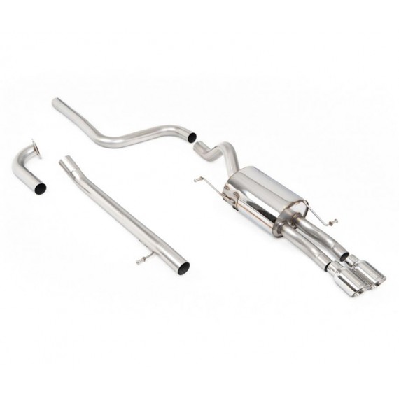 Milltek Sport | Cat-back Non-resonated con finalini CROMATI per Ford Fiesta Mk7 1.0T EcoBoost (100/125/140cv) 2013-2019 Milltek Sport | Cat-back Non-resonated con finalini CROMATI per Ford Fiesta Mk7 1.0T EcoBoost (100/125/140cv) 2013-2019