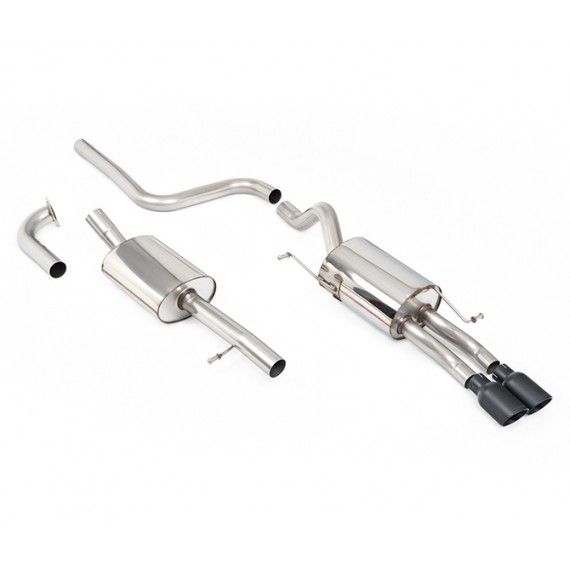 Milltek Sport | Cat-back Resonated con finalini NERI per Ford Fiesta Mk7 1.0T EcoBoost (100cv/125cv/140cv) 2013-2019 Milltek Sport | Cat-back Resonated con finalini NERI per Ford Fiesta Mk7 1.0T EcoBoost (100cv/125cv/140cv) 2013-2019