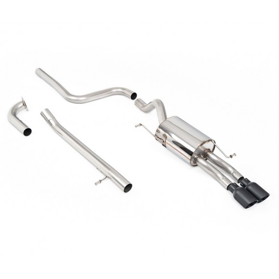 Milltek Sport | Cat-back Non-resonated con finalini NERI per Ford Fiesta Mk7 1.0T EcoBoost (100cv/125cv/140cv) 2013-2019 Milltek Sport | Cat-back Non-resonated con finalini NERI per Ford Fiesta Mk7 1.0T EcoBoost (100cv/125cv/140cv) 2013-2019