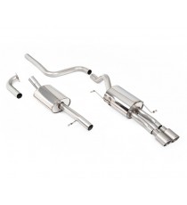 Milltek Sport | Cat-back Resonated con finalini TITANIO per Ford Fiesta Mk7 1.0T EcoBoost (100cv/125cv/140cv) 2013-2019