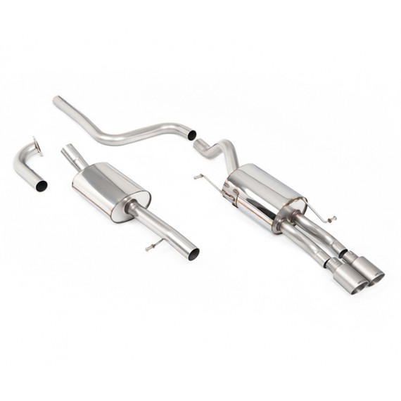 Milltek Sport | Cat-back Resonated con finalini TITANIO per Ford Fiesta Mk7 1.0T EcoBoost (100cv/125cv/140cv) 2013-2019 Milltek Sport | Cat-back Resonated con finalini TITANIO per Ford Fiesta Mk7 1.0T EcoBoost (100cv/125cv/140cv) 2013-2019