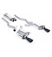 Milltek Sport | Cat-back Resonated con finalini NERI per Ford Mustang 2.3 EcoBoost (S550 Fastback) 2015-2019 / (S650 Fastback) dal 2024 Milltek Sport | Cat-back Resonated con finalini NERI per Ford Mustang 2.3 EcoBoost (S550 Fastback) 2015-2019 / (S650 Fastback) dal 2024
