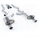 Milltek Sport | Cat-back Non-resonated con finalini CROMATI per Ford Mustang 2.3 EcoBoost (S550 Fastback) 2015-2019 / (S650 Fastback) dal 2024