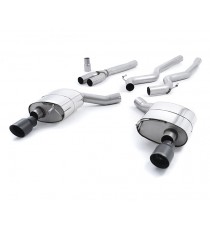 Milltek Sport | Cat-back Non-resonated con finalini NERI per Ford Mustang 2.3 EcoBoost (S550 Fastback) 2015-2019 / (S650 Fastback) dal 2024 Milltek Sport | Cat-back Non-resonated con finalini NERI per Ford Mustang 2.3 EcoBoost (S550 Fastback) 2015-2019 / (S650 Fastback) dal 2024