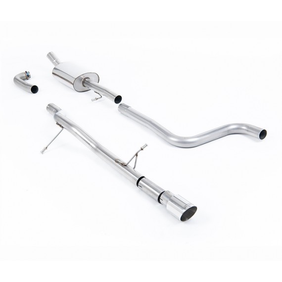 Milltek Sport | Cat-back Non-resonated con finalino CROMATO per Ford Fiesta Mk8 1.0T EcoBoost ST-Line 3 & 5 porte (solo modelli SENZA GPF/OPF) 2017-2019