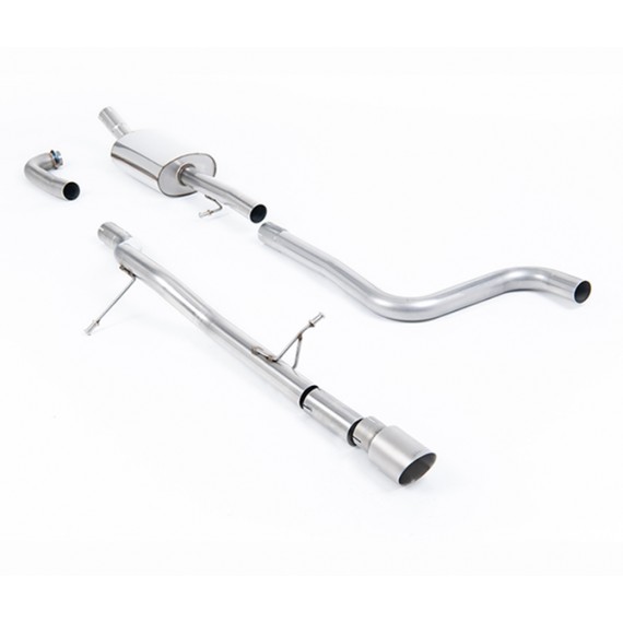 Milltek Sport | Cat-back Non-resonated con finalino TITANIO per Ford Fiesta Mk8 1.0T EcoBoost ST-Line 3 & 5 porte (solo modelli SENZA GPF/OPF) 2017-2019