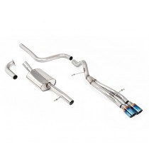 Milltek Sport | Cat-back Road+ con finalini TITANIO BRUCIATO per Ford Fiesta Mk7 1.0T EcoBoost (100cv/125cv/140cv) 2013-2019