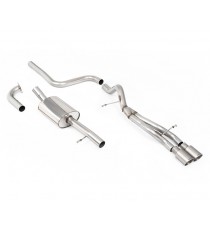 Milltek Sport | Cat-back Road+ con finalini TITANIO per Ford Fiesta Mk7 1.0T EcoBoost (100cv/125cv/140cv) 2013-2019
