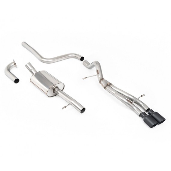 Milltek Sport | Cat-back Road+ con finalini NERI per Ford Fiesta Mk7 1.0T EcoBoost (100cv/125cv/140cv) 2013-2019 Milltek Sport | Cat-back Road+ con finalini NERI per Ford Fiesta Mk7 1.0T EcoBoost (100cv/125cv/140cv) 2013-2019