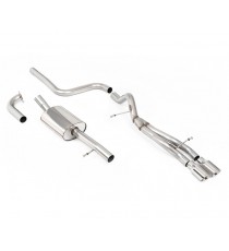 Milltek Sport | Cat-back Road+ con finalini CROMATI per Ford Fiesta Mk7 1.0T EcoBoost (100cv/125cv/140cv) 2013-2019