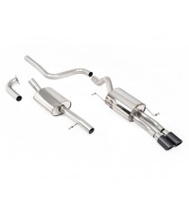 Milltek Sport | Cat-back Resonated con finalini CARBONIO per Ford Fiesta Mk7 1.0T EcoBoost (100cv/125cv/140cv) 2013-2019