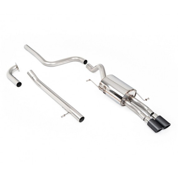 Milltek Sport | Cat-back Non-resonated con finalini CARBONIO per Ford Fiesta Mk7 1.0T EcoBoost (100/125/140cv) 2013-2019 Milltek Sport | Cat-back Non-resonated con finalini CARBONIO per Ford Fiesta Mk7 1.0T EcoBoost (100/125/140cv) 2013-2019