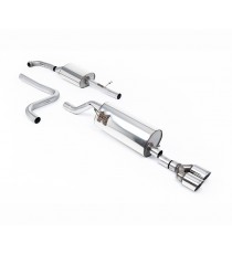 Milltek Sport | Cat-back Resonated con finalini CROMATI per Ford Fiesta Mk8 1.0T EcoBoost ST-Line 3 & 5 porte (solo modelli SENZA GPF/OPF) 2017-2019