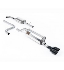 Milltek Sport | Cat-back Resonated con finalini NERI per Ford Fiesta Mk8 1.0T EcoBoost ST-Line 3 & 5 porte (solo modelli SENZA GPF/OPF) 2017-2019 Milltek Sport | Cat-back Resonated con finalini NERI per Ford Fiesta Mk8 1.0T EcoBoost ST-Line 3 & 5 porte (solo modelli SENZA GPF/OPF) 2017-2019