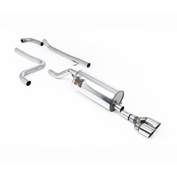 Milltek Sport | Cat-back Road+ con finalini CROMATI per Ford Fiesta Mk8 1.0T EcoBoost ST-Line 3 & 5 porte (solo modelli SENZA GPF/OPF) 2017-2019