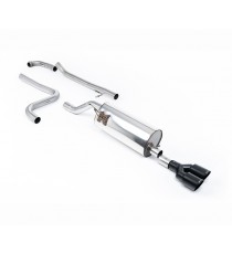 Milltek Sport | Cat-back Road+ con finalini NERI OPACHI per Ford Fiesta Mk8 1.0T EcoBoost ST-Line 3 & 5 porte (solo modelli SENZA GPF/OPF) 2017-2019