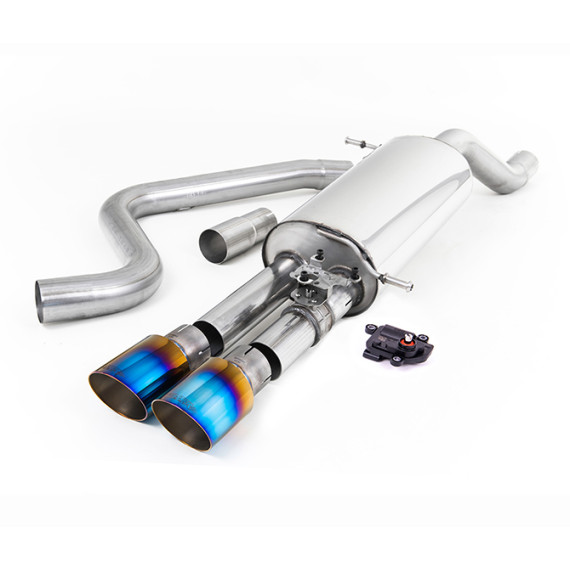 Milltek Sport | Cat-back con finalini TITANIO BRUCIATO per Ford Fiesta Mk8 1.5 EcoBoost ST 200cv (da Settembre 2020 in poi)