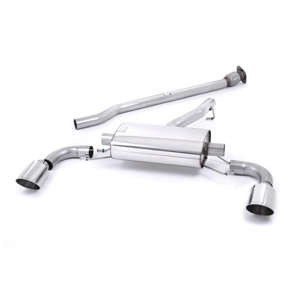 Milltek Sport | Cat-back secondario Non-resonated con finalini CROMATI per Toyota GT86 2.0 2012-2019 Milltek Sport | Cat-back secondario Non-resonated con finalini CROMATI per Toyota GT86 2.0 2012-2019