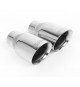 Milltek Sport | Cat-back Non-resonated con finalini CROMATI per Volkswagen Golf Mk6 R 2.0 TSI 270cv 2009-2013
