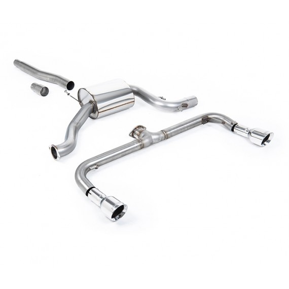 Milltek Sport | Cat-back con finalini CROMATI per Volkswagen Scirocco 2.0 TSI GT 200cv 2008-2019 NECESSITA PARAURTI SCIROCCO R Milltek Sport | Cat-back con finalini CROMATI per Volkswagen Scirocco 2.0 TSI GT 200cv 2008-2019 NECESSITA PARAURTI SCIROCCO R