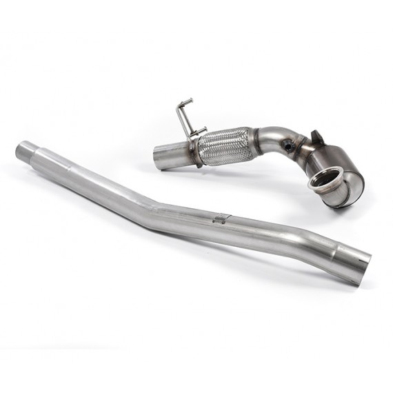 Milltek Sport | Downpipe CAT HJS per Volkswagen Golf Mk7/Mk7.5 GTI 2.0 TFSI (con e senza Performance Pack, senza GPF) / Seat Leon 5F Cupra 2.0 TSI 280/290/300cv (solo modelli senza OPF/GPF) MONTA SOLO CON CAT-BACK ORIGINALE Milltek Sport | Downpipe CAT HJS per Volkswagen Golf Mk7/Mk7.5 GTI 2.0 TFSI (con e senza Performance Pack, senza GPF) / Seat Leon 5F Cupra 2.0 TSI 280/290/300cv (solo modelli senza OPF/GPF) MONTA SOLO CON CAT-BACK ORIGINALE