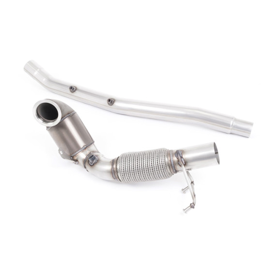 Milltek Sport | Downpipe CAT Race per Seat Leon 5F ST 2.0 TSI Cupra 300cv (4x4) (solo modelli CON OPF/GPF) dal 2019 MONTA SOLO CON CAT-BACK ORIGINALE