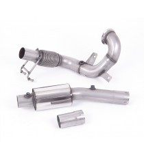 Milltek Sport | Downpipe NO CAT Resonated per Audi A1 40 5 porte 2.0 TFSI (200cv) con GPF/OPF dal 2019 MONTA SOLO CON CAT-BACK MILLTEK SPORT Milltek Sport | Downpipe NO CAT Resonated per Audi A1 40 5 porte 2.0 TFSI (200cv) con GPF/OPF dal 2019 MONTA SOLO CON CAT-BACK MILLTEK SPORT