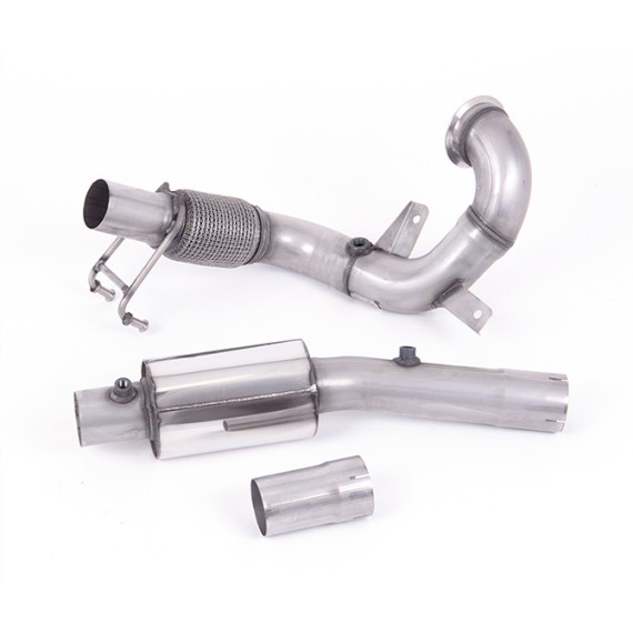 Milltek Sport | Downpipe NO CAT Resonated per Audi A1 40 5 porte 2.0 TFSI (200cv) con GPF/OPF dal 2019 MONTA SOLO CON CAT-BACK MILLTEK SPORT