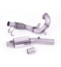 Milltek Sport | Downpipe NO CAT Resonated per Audi A1 40 5 porte 2.0 TFSI (200cv) con GPF/OPF dal 2019 MONTA SOLO CON CAT-BACK ORIGINALE Milltek Sport | Downpipe NO CAT Resonated per Audi A1 40 5 porte 2.0 TFSI (200cv) con GPF/OPF dal 2019 MONTA SOLO CON CAT-BACK ORIGINALE