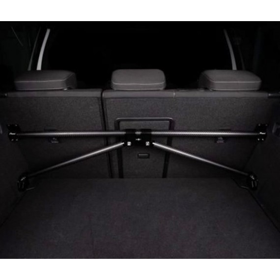 RacingLine | Barra di rinforzo bagagliaio in Carbonio per MQB EA888.3 1.8 e 2.0 TSI - VW Golf 7 GTI e R, Seat Leon 5F