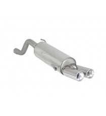 Ragazzon | Terminale silenziato con finali rotondi cromati sfalsati per Alfa Romeo Mito 1.4 TB (135cv/155cv/170cv) Multiair (140cv) Multiair 1.6 JTDm (120cv)