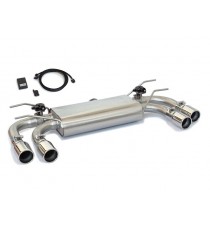 Ragazzon | Terminale silenziato con finali rotondi cromati con valvole per Abarth 124 Spider 1.4T Multiair (170cv)