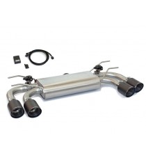 Ragazzon | Terminale silenziato con finali rotondi neri con valvole per Abarth 124 Spider 1.4T Multiair (170cv) Ragazzon | Terminale silenziato con finali rotondi neri con valvole per Abarth 124 Spider 1.4T Multiair (170cv)