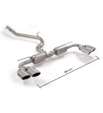 Ragazzon | Terminale silenziato con finali ovali cromati per Audi A3 8V/8VA Sportback Quattro 2.0TDi (150cv/183cv) Ragazzon | Terminale silenziato con finali ovali cromati per Audi A3 8V/8VA Sportback Quattro 2.0TDi (150cv/183cv)