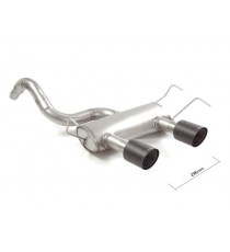 Ragazzon | Terminale silenziato con finali rotondi neri centrali per Abarth 500/595 1.4 TJET (135cv/140cv/145cv/160cv/164cv/180cv) Ragazzon | Terminale silenziato con finali rotondi neri centrali per Abarth 500/595 1.4 TJET (135cv/140cv/145cv/160cv/164cv/180cv)