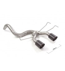 Ragazzon | Terminale solo tubo con finali rotondi neri sfalsati per Abarth 500/595 1.4 TJET (135cv/140cv/145cv/160cv/165cv/180cv) Ragazzon | Terminale solo tubo con finali rotondi neri sfalsati per Abarth 500/595 1.4 TJET (135cv/140cv/145cv/160cv/165cv/180cv)