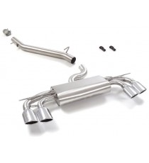 Ragazzon | Terminale silenziato + Centrale non silenziato con finali ovali cromati con valvole per Volkswagen T-Roc A1 R 2.0TSI 4motion (300cv) Ragazzon | Terminale silenziato + Centrale non silenziato con finali ovali cromati con valvole per Volkswagen T-Roc A1 R 2.0TSI 4motion (300cv)