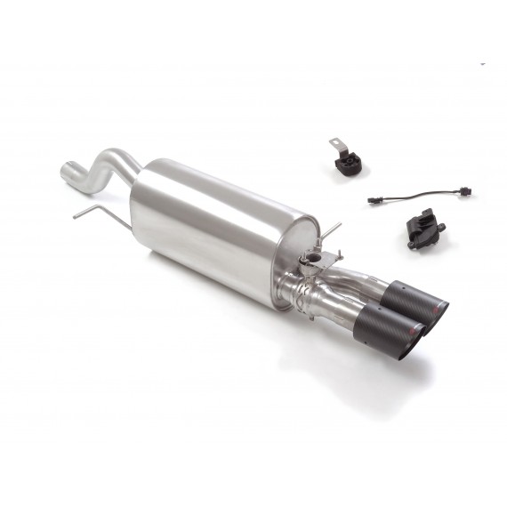 Ragazzon | Terminale silenziato con finali rotondi Carbonio con valvole per Ford Fiesta Mk8 ST 1.5 Ecoboost (200cv) 28/09/2020