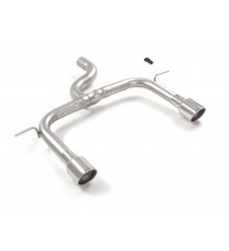 Ragazzon | Terminale non silenziato con finali rotondi cromati obliqui per Audi TT FV/8S Quattro 2.0TFSI (230cv) Quattro 45TFSI (245cv) DA MONTARE IN COPPIA CON 55.0655.00
