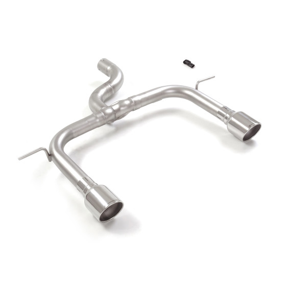 Ragazzon | Terminale non silenziato con finali rotondi cromati obliqui per Audi TT FV/8S Quattro 2.0TFSI (230cv) Quattro 45TFSI (245cv) DA MONTARE IN COPPIA CON 55.0655.00