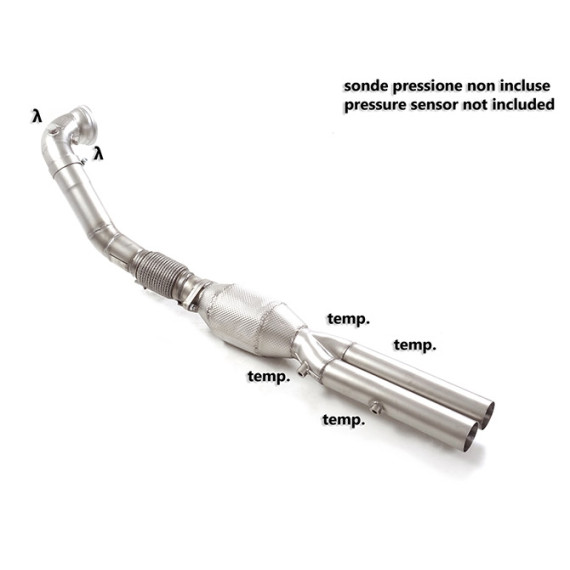 Ragazzon | Downpipe Catalizzato 200celle per Audi RS3 8Y Sportback Quattro 2.5TFSI (400cv)