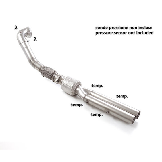 Ragazzon | Downpipe non Catalizzato per Audi RS3 8Y Sportback Quattro 2.5TFSI (400cv)
