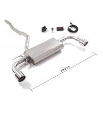 Ragazzon | Terminale silenziato con finali rotondi cromati con valvole per BMW 116i (140cv) / 118i (140cv/136cv) 2019>>06/2024 Ragazzon | Terminale silenziato con finali rotondi cromati con valvole per BMW 116i (140cv) / 118i (140cv/136cv) 2019>>06/2024