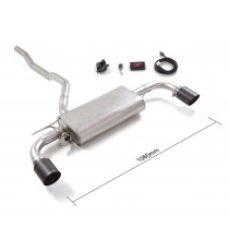 Ragazzon | Terminale silenziato con finali rotondi in Carbonio con valvole per BMW 116i (140cv) / 118i (140cv/136cv) 2019>>06/2024 Ragazzon | Terminale silenziato con finali rotondi in Carbonio con valvole per BMW 116i (140cv) / 118i (140cv/136cv) 2019>>06/2024